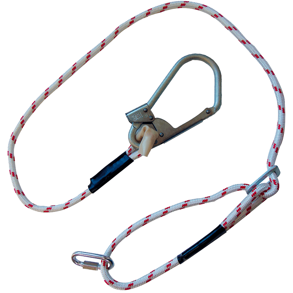 Регулируемый строп В (верёвка) с большим монтажным и соединительным карабином