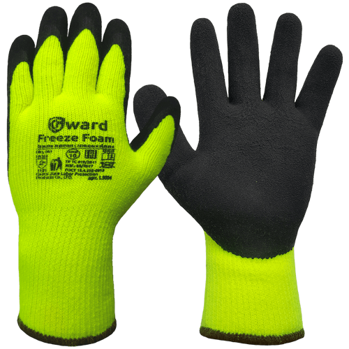 Перчатки акриловые со вспененным латексом Gward Freeze Foam